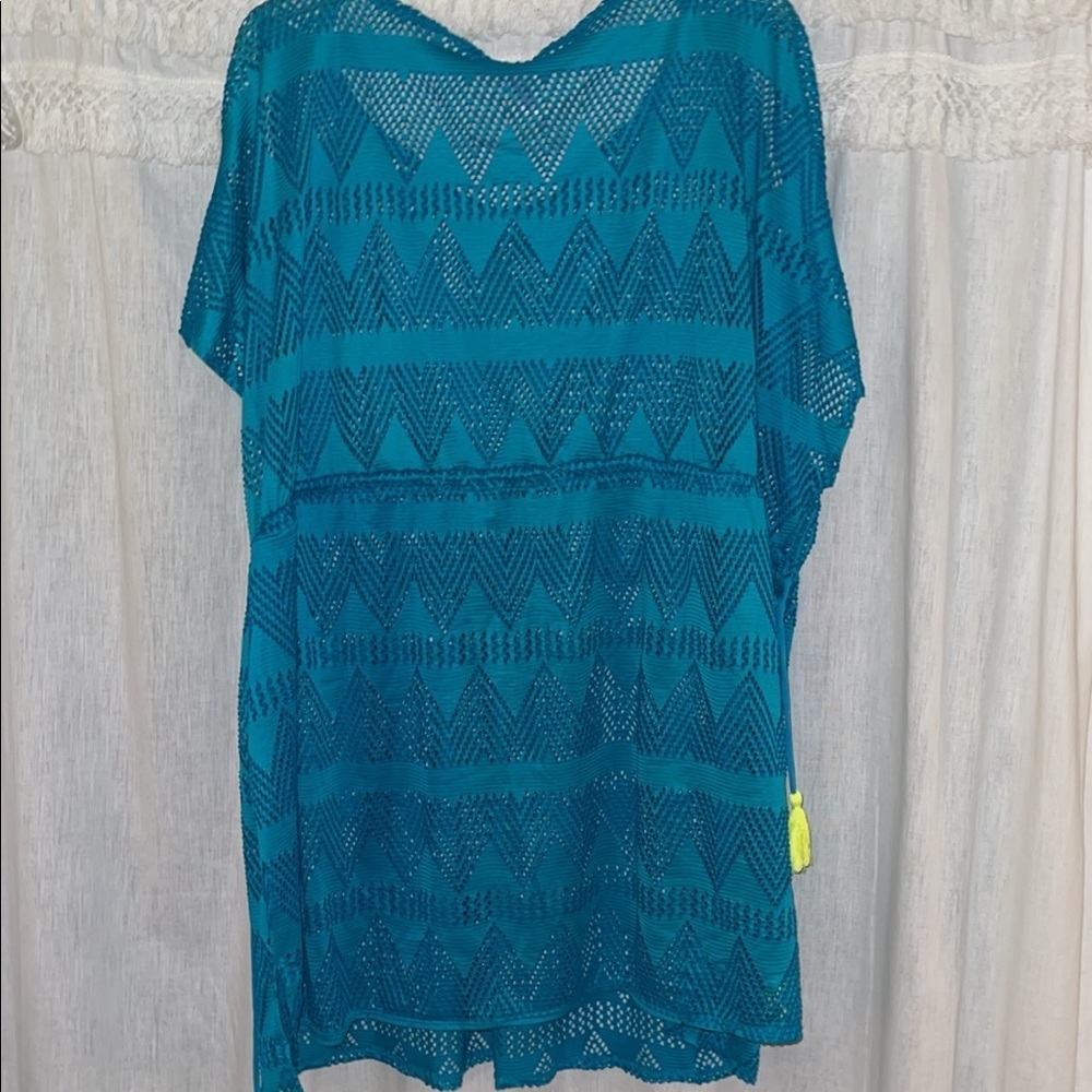 Patterned Swimsuit Coverup